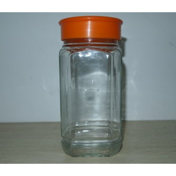720ml Square Jar, Coffee Jar with Plastic Cap